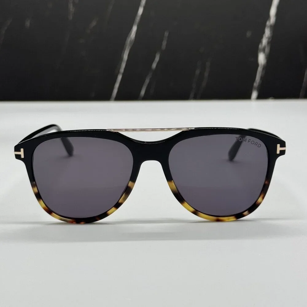 NEW TOM FORD DAMIAN-02 TF1098 05A BLACK UNISEX SUNGLASSES TOM FORD FT1098 05A